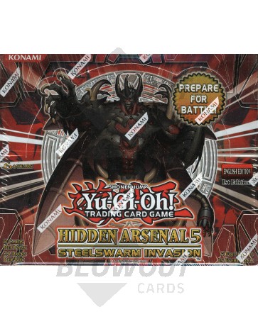 Yugioh Hidden Arsenal 5: Steelswarm Invasion Euro Ed Booster Box