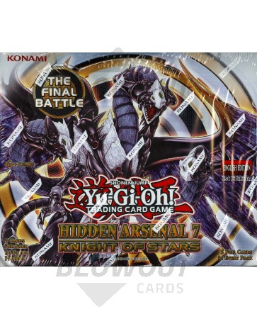 Yugioh Hidden Arsenal 7: Knight of Stars 1st Edition Booster 12 Box Case
