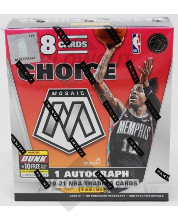 2020/21 Panini Mosaic Choice Basketball Box