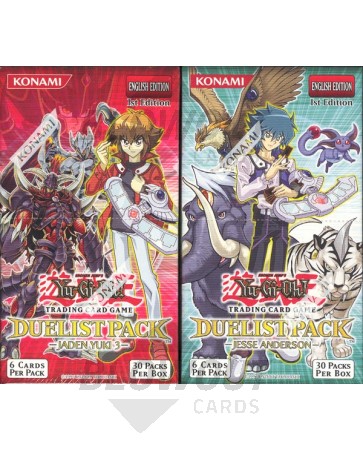 Yugioh Jaden Yuki 3 & Jesse Anderson Duelist 1st Edition Booster Box [Pair]