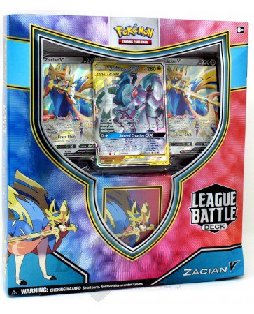 Pokemon Zacian V League Battle Deck 6 Box Case