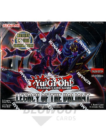 Yugioh Legacy Of The Valiant 1st Edition Booster Box