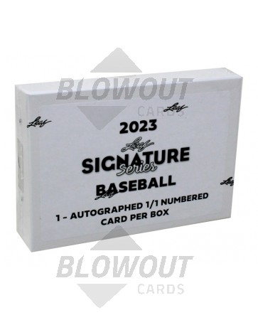 2023 Leaf Signature Series Baseball Hobby 12 Box Case