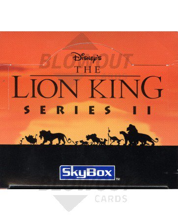 Lion King Series II (Skybox) Trading Cards 10 Box Case
