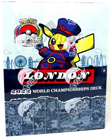 2022 Pokemon TCG World Championship Deck 6 Box Case