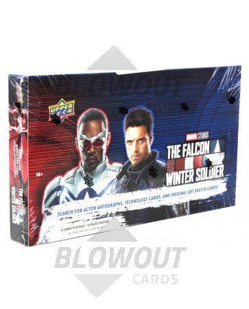 Marvel The Falcon and The Winter Soldier Hobby 12 Box Case (Upper Deck)