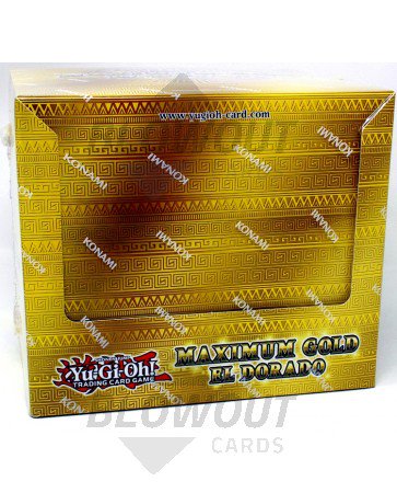 Yugioh Maximum Gold El Dorado Box