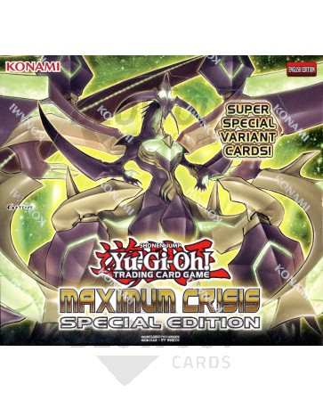 Yugioh Maximum Crisis Special Edition Box