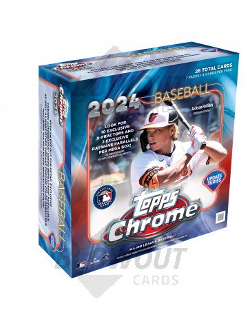 2024 Topps Chrome Update Series Baseball Mega Box