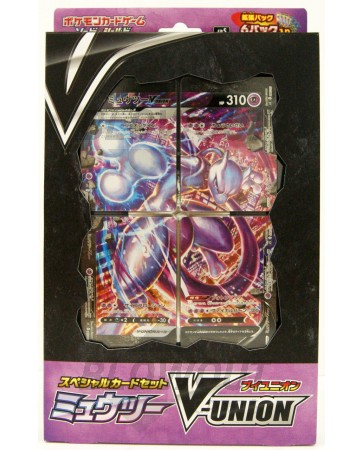 Pokemon Sword & Shield Mewtwo V-UNION Special Set Box (Japanese)