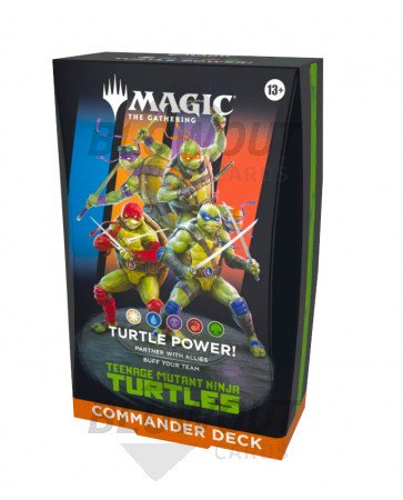 Magic the Gathering Teenage Mutant Ninja Turtles Commander Deck 4 Box Case