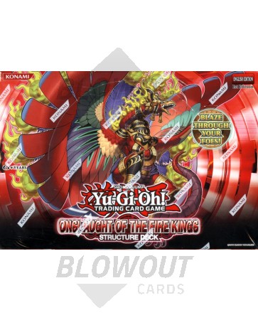 Yugioh Onslaught of the Fire Kings 1st Edition Structure Deck Box