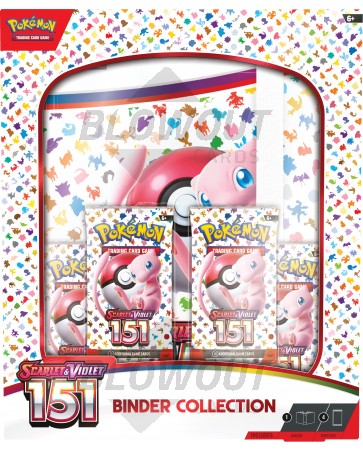 Pokemon Scarlet & Violet 151 Binder Collection 6 Box Case