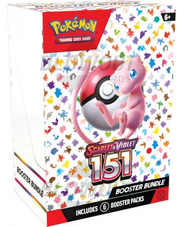 Pokemon Scarlet & Violet 151 Booster Bundle 6 Display Case