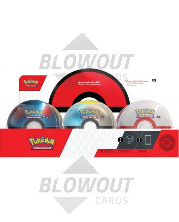 2024 Pokemon Poke Ball Tin (Winter Q4) - 6 Tin Case