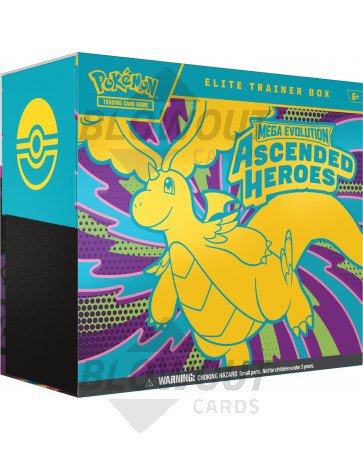 Pokemon Mega Evolution Ascended Heroes Elite Trainer 10 Box Case
