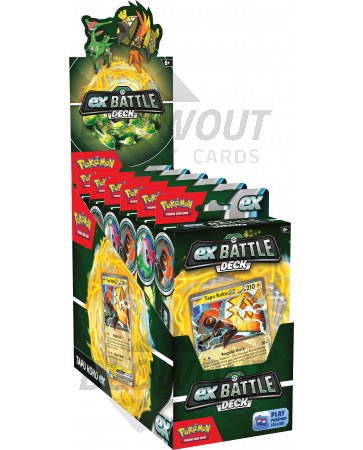 Pokemon EX Battle Deck: Tapu Koko EX & Iron Leaves EX Deck 4 Box Case