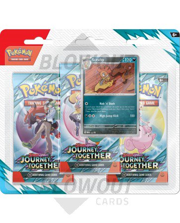 Pokemon Scarlet & Violet Journey Together 3-Pack Blister Pack - 24 Pack Box