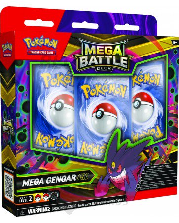 Pokemon Mega Battle Deck: Mega Gengar/Diancie EX 6 Box Case