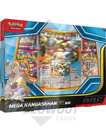 Pokemon Mega Kangaskhan EX 6 Box Case