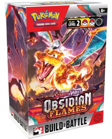 Pokemon Scarlet & Violet Obsidian Flames Build & Battle Deck Box