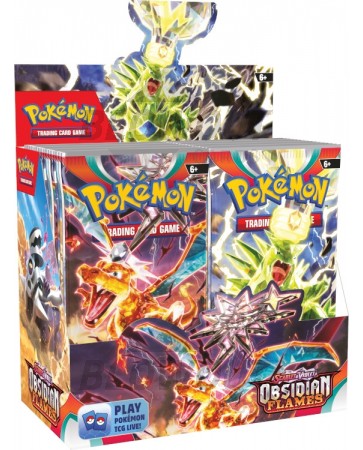 Pokemon Scarlet & Violet Obsidian Flames Booster 6 Box Case