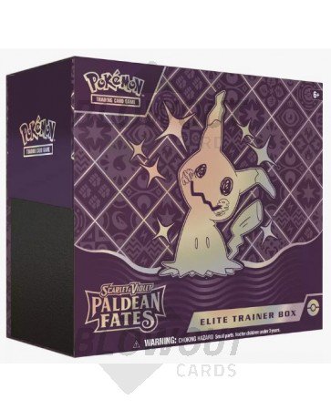 Pokemon Scarlet & Violet Paldean Fates Elite Trainer 10 Box Case