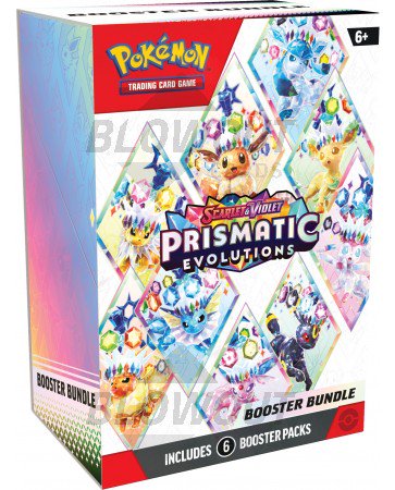 Pokemon Scarlet & Violet Prismatic Evolutions Booster Bundle 25 Box Case