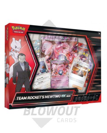 Pokemon Team Rocket's Mewtwo EX 6 Box Case