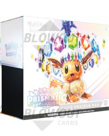 Pokemon Scarlet & Violet Prismatic Evolutions Elite Trainer Box