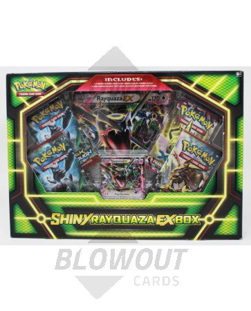 Pokemon Shiny Rayquaza EX Box
