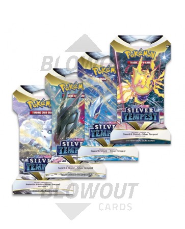 Pokemon Sword & Shield Silver Tempest Blister Pack 144 Pack Case