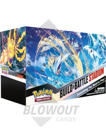 Pokemon Sword & Shield Silver Tempest Build & Battle Stadium 6 Box Case