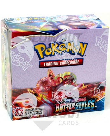 36 Card Packs Pokemon TCG: Sword & Shield for sale online Battle Styles Booster Box