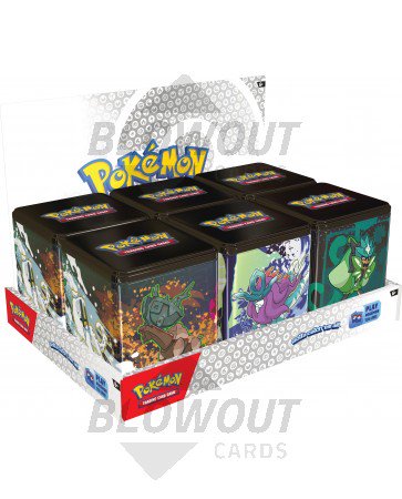 Pokemon 2025 Stacking Tin - 6 Tin Case