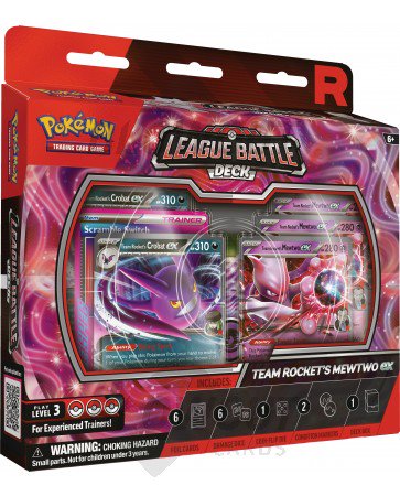 Pokemon Team Rocket's Mewtwo EX League Battle Deck 6 Box Case