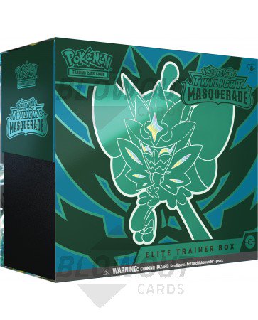 Pokemon Scarlet & Violet Twilight Masquerade Elite Trainer 10 Box Case