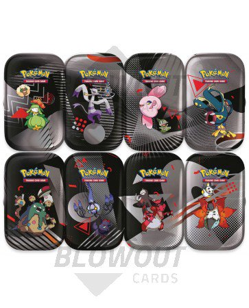 Pokemon Scarlet & Violet Unova Mini Tin - 32 Tin Case