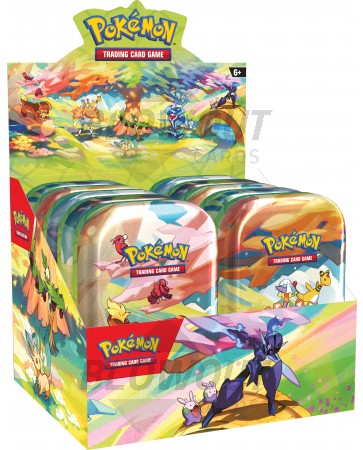Pokemon Vibrant Paldea Mini Tin - 10 Tin Box