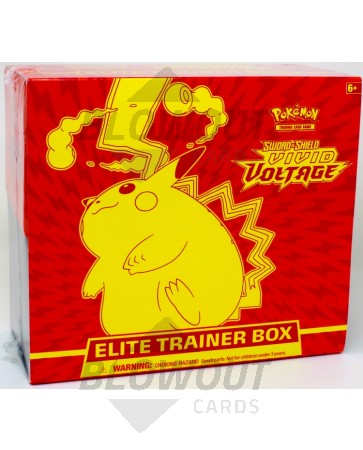 New Pokemon TCG Sword Shield Vivid Voltage Elite Trainer Box GAME ONLY NO CARDS 