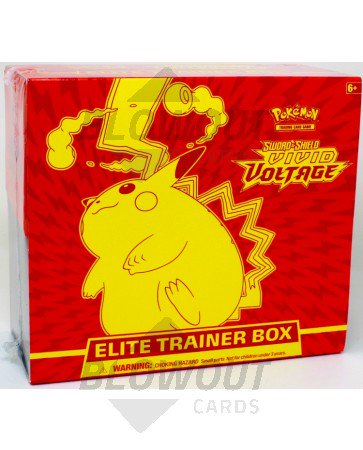 Pokemon Sword & Shield Vivid Voltage Elite Trainer Box