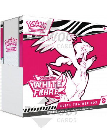 Pokemon Scarlet & Violet White Flare Elite Trainer 10 Box Case