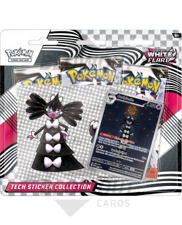 Pokemon Scarlet & Violet White Flare Tech Sticker Collection 12 Box Case