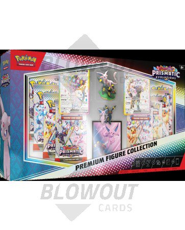 Pokemon Scarlet & Violet Prismatic Evolutions Premium Figure Collection Box