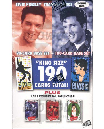 2007 Press Pass Elvis Bonus Box (190 Cards Total) - 20 Box Case