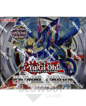 Yugioh Primal Origin 1st Edition Booster 12 Box Case