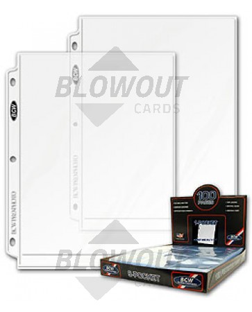 BCW Pro 8x10 Photo Page - 100ct Box