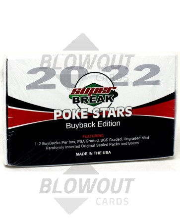 2022 Super Break Poke Stars Buyback Edition Box
