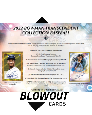 2022 Bowman Transcendent Collection Baseball Case