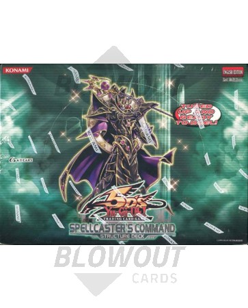 YuGiOh Structure Deck Spellcaster's Command Unlimited Edition DISPLAY BOX SEALED 
